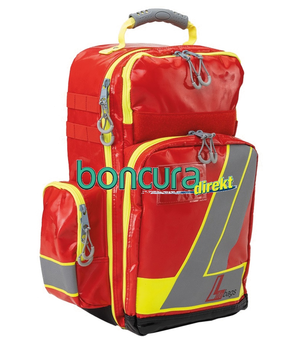 Notfallrucksack Lifebag mit vielen Front-, Seiten- & Innentaschen