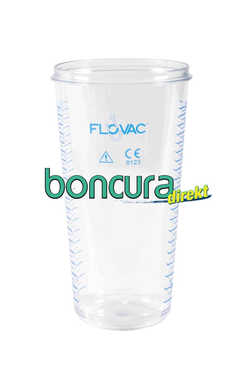 Behälter 1000 ml (wiederverwendbar) Für Einwegbeutel "Flovac" für Kataspir-Geräte