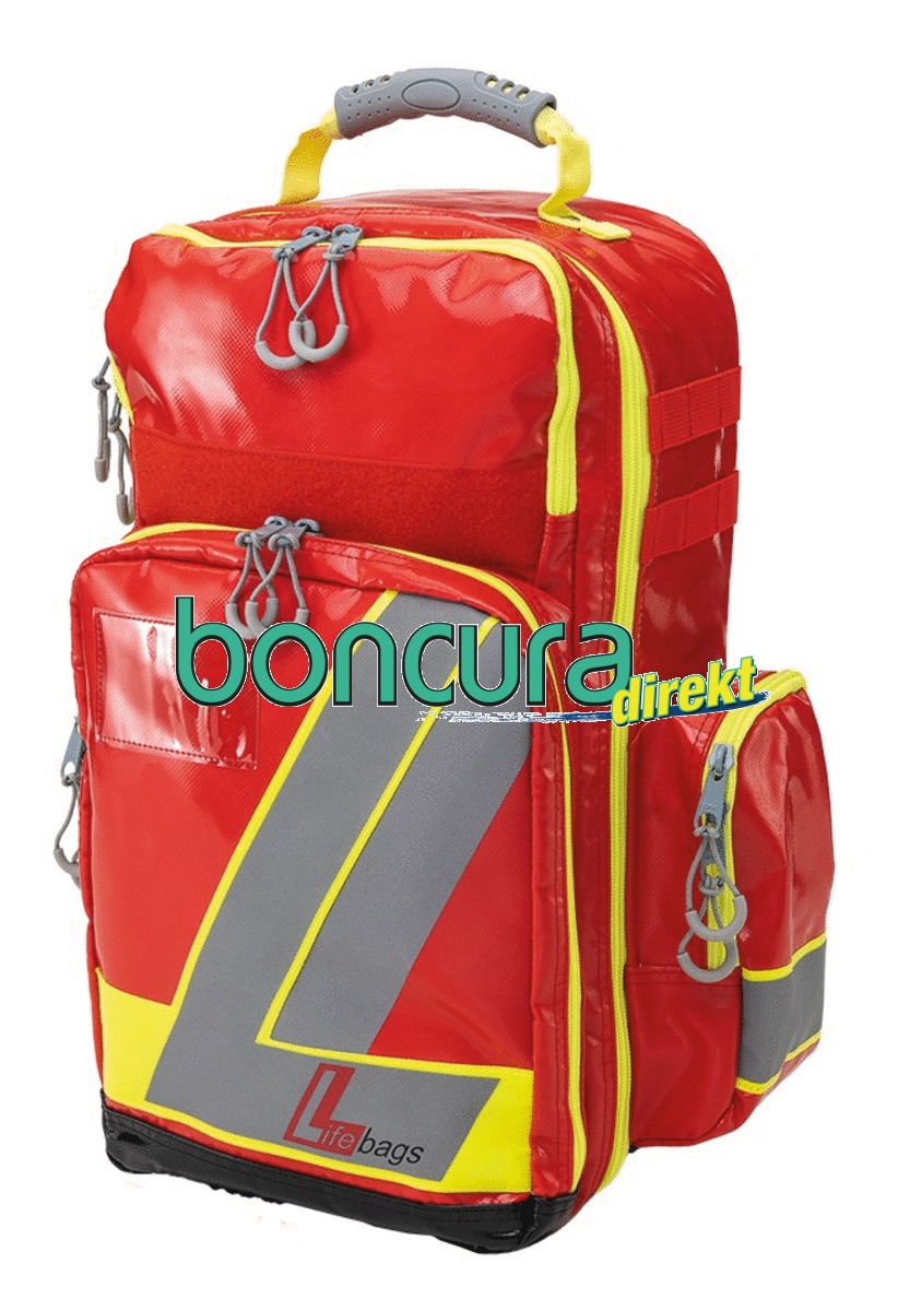 Notfallrucksack Lifebag mit vielen Front-, Seiten- & Innentaschen