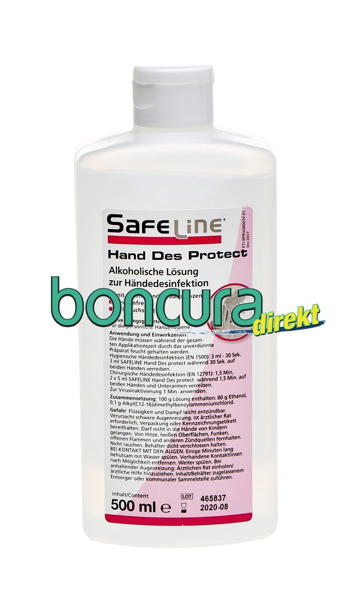 Händedesinfektionsmittel Safeline Hand Des Protect