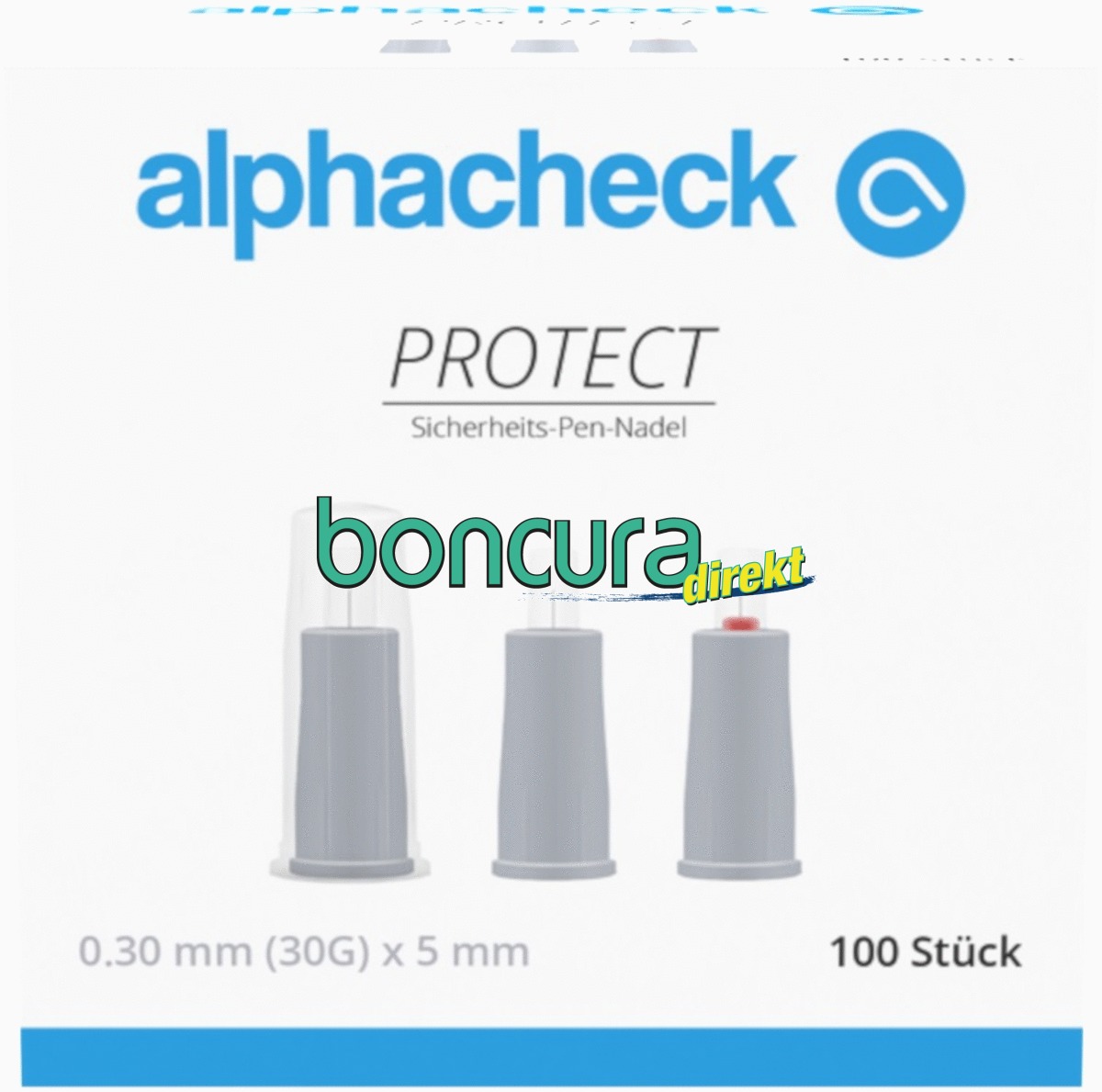 Alphacheck PROTECT Sicherheits-Pen-Nadeln