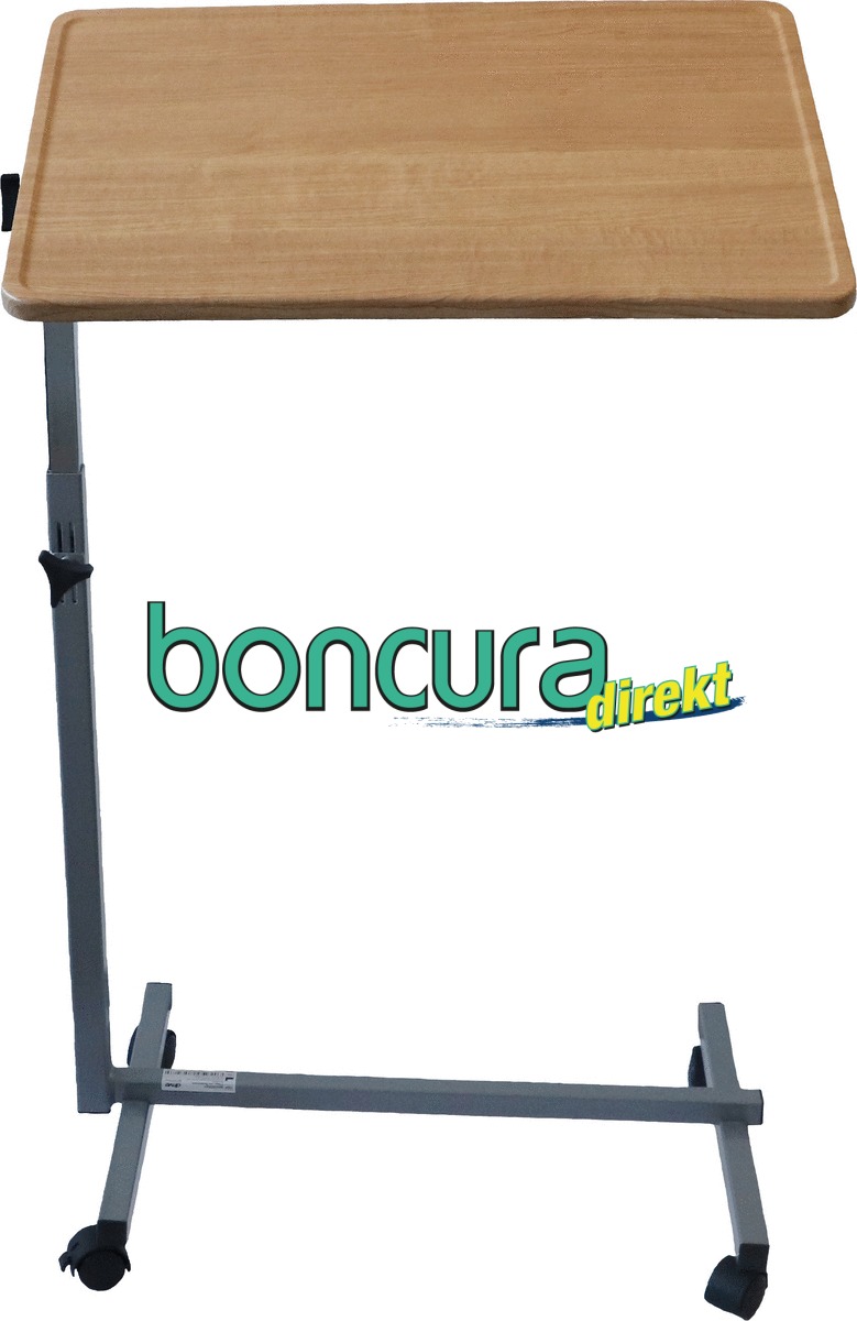 Beistell-Tisch "Standard" Fahrbar auf 4 Rollen, mit neigbarer Tischplatte