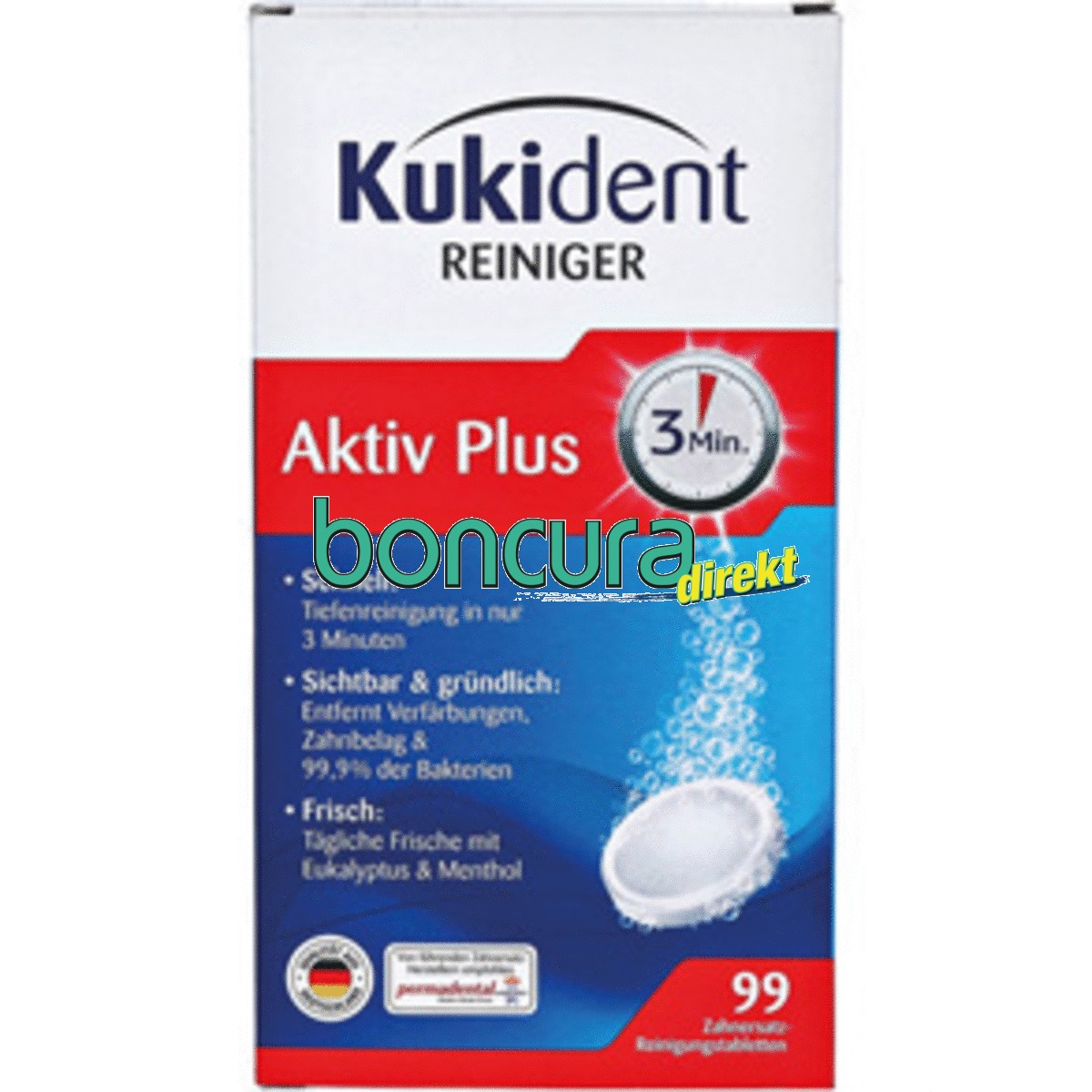 Gebissreinigertabletten "Kukident" Aktiv Plus 99er