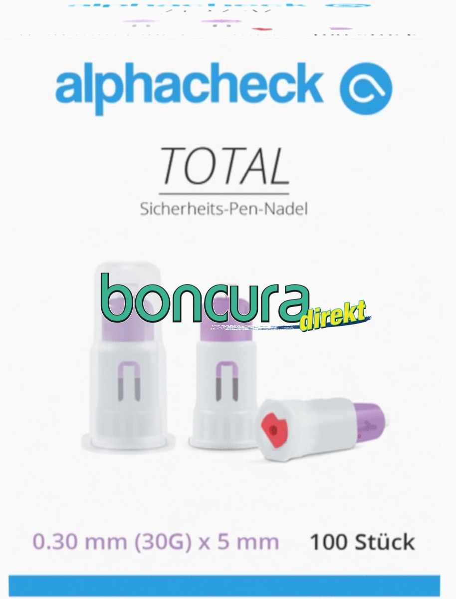 Alphacheck TOTAL Sicherheits-Pen-Nadel 30G x 5 mm