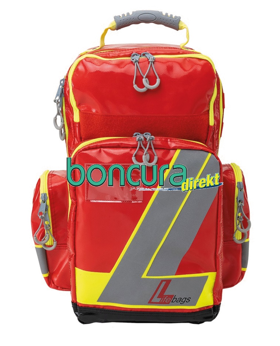Notfallrucksack Lifebag mit vielen Front-, Seiten- & Innentaschen