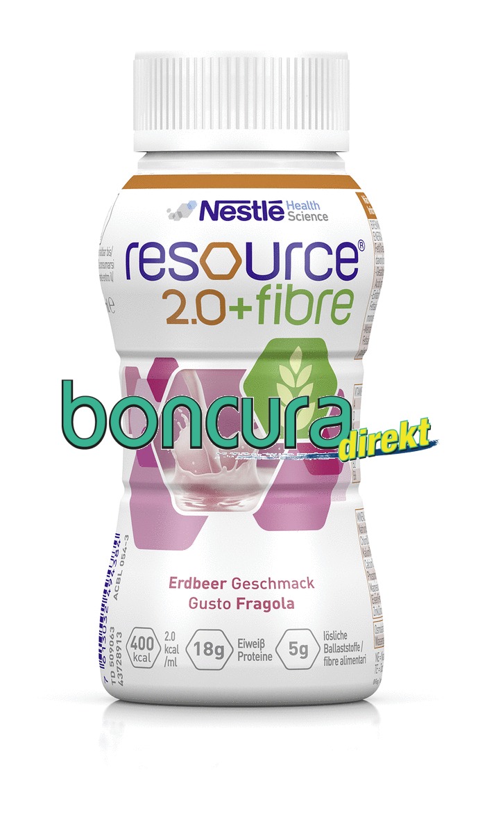 Trinknahrung 400 kcal, Resource 2.0 + fibre Hochkalorisch mit löslichen Ballaststoffen