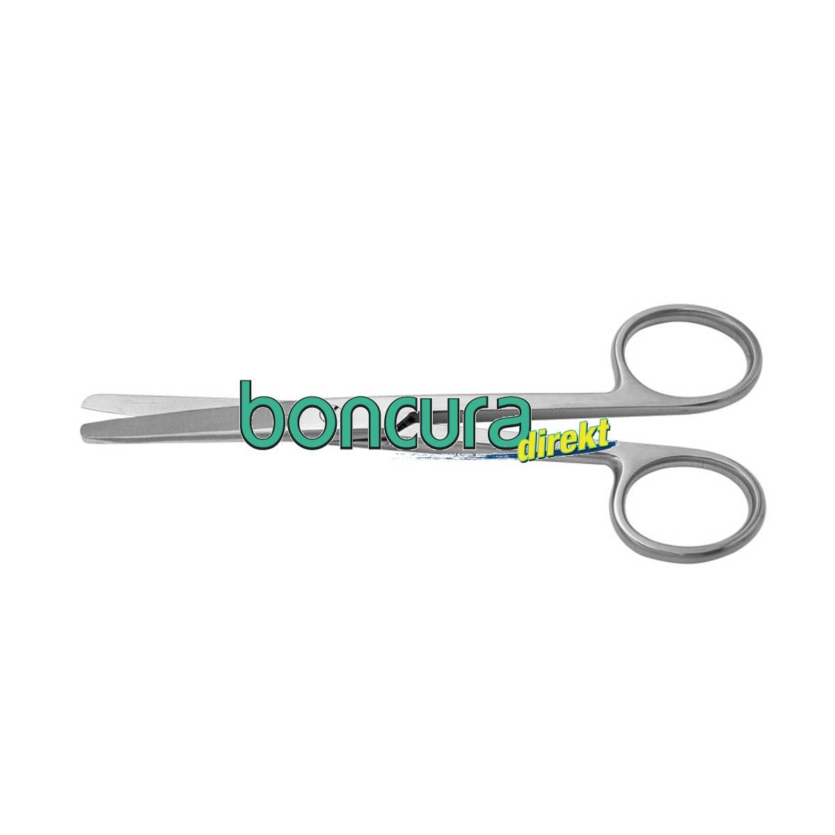 Chirurgische Schere, gerade, 14 cm stumpf/stumpf