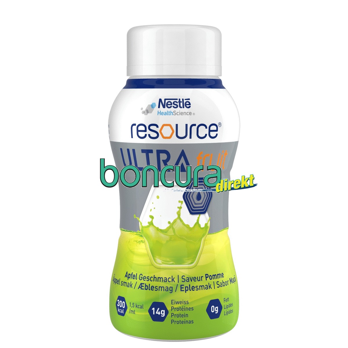 Trinknahrung 300 kcal, Resource Ultra Fruit Hochkalorisch, Ultrafruchtig und Fettfrei