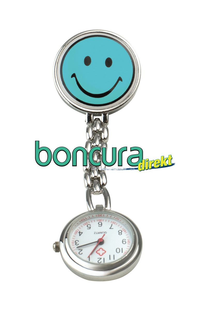 Schwestern-Uhr "Smiley" mit Clip