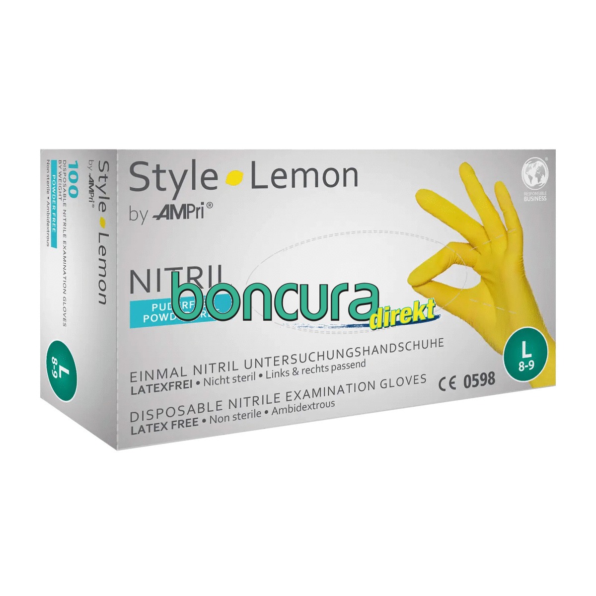 Einmalhandschuhe Nitril, puderfrei MED COMFORT STYLE