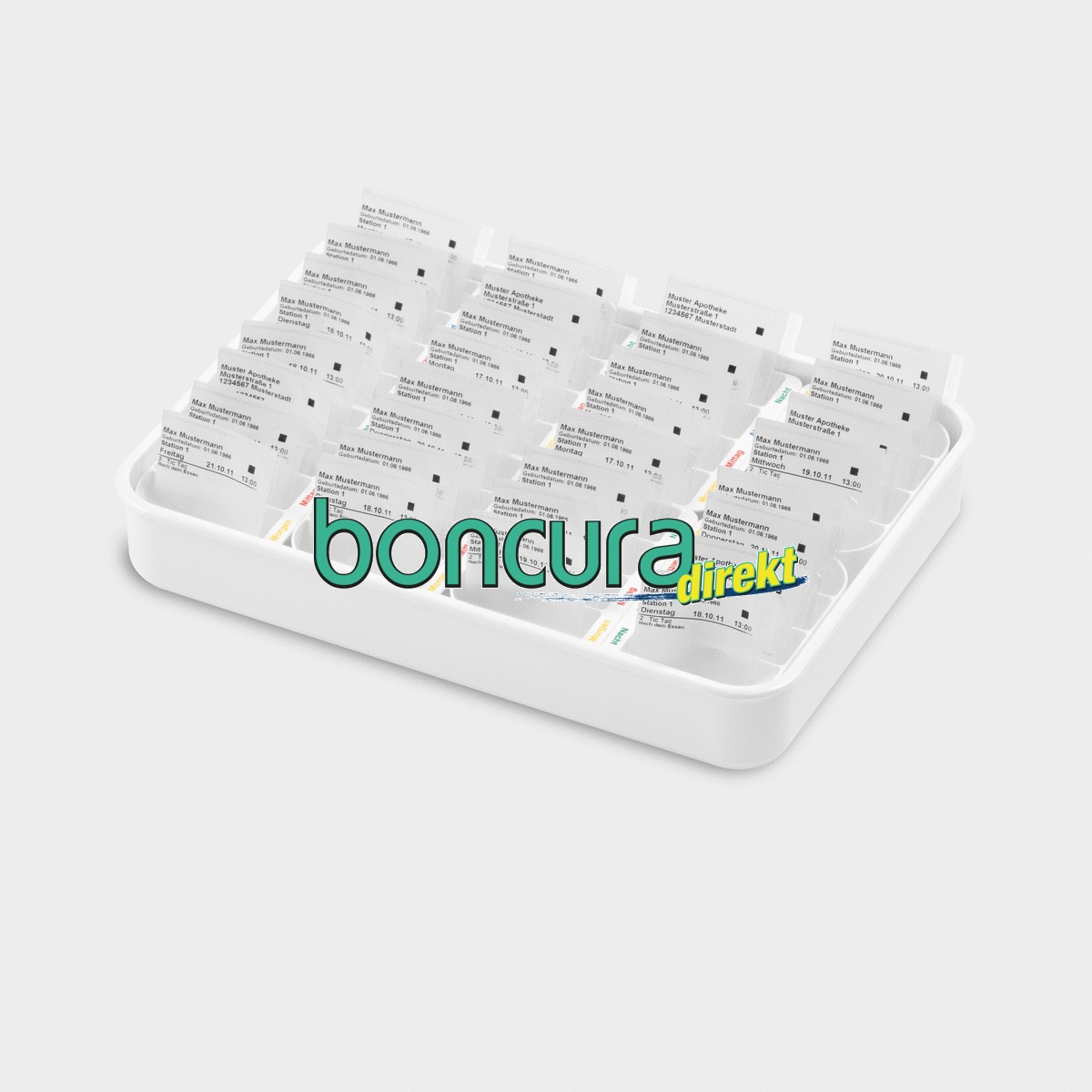 Blister-Dispenser-Tablett mit Blister-Dispensern