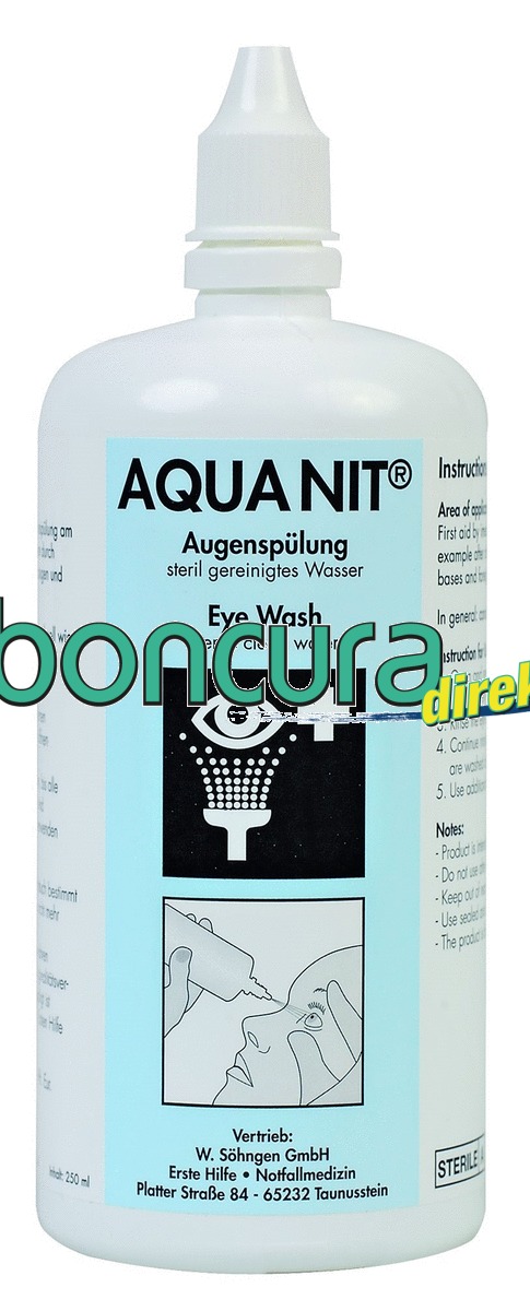 Augenspülung - Sterilwasser AQUA-NIT, Inhalt: 250 ml