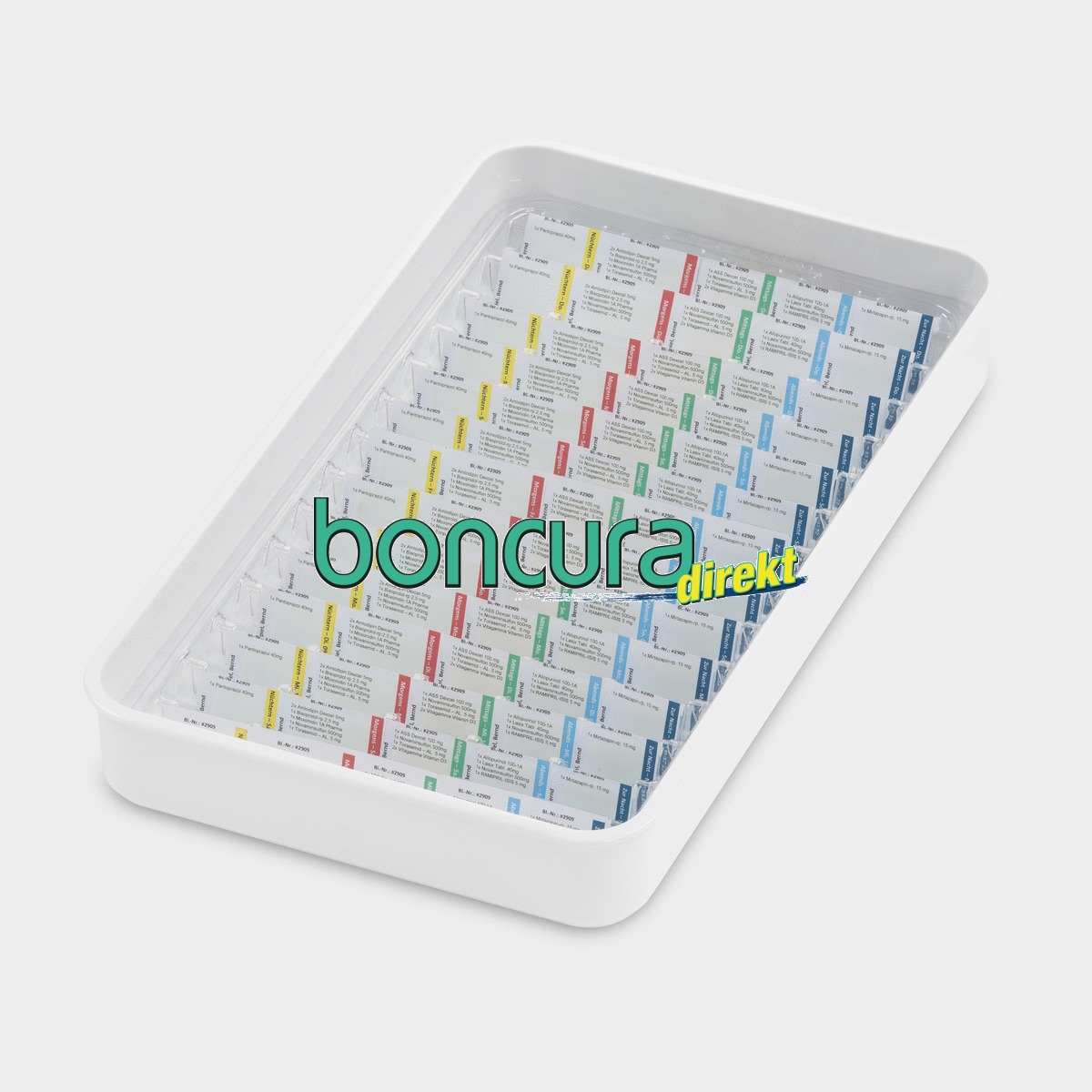 Medikamenten-Tablett für 14 Bewohner für Blister-Becher von Omnicell