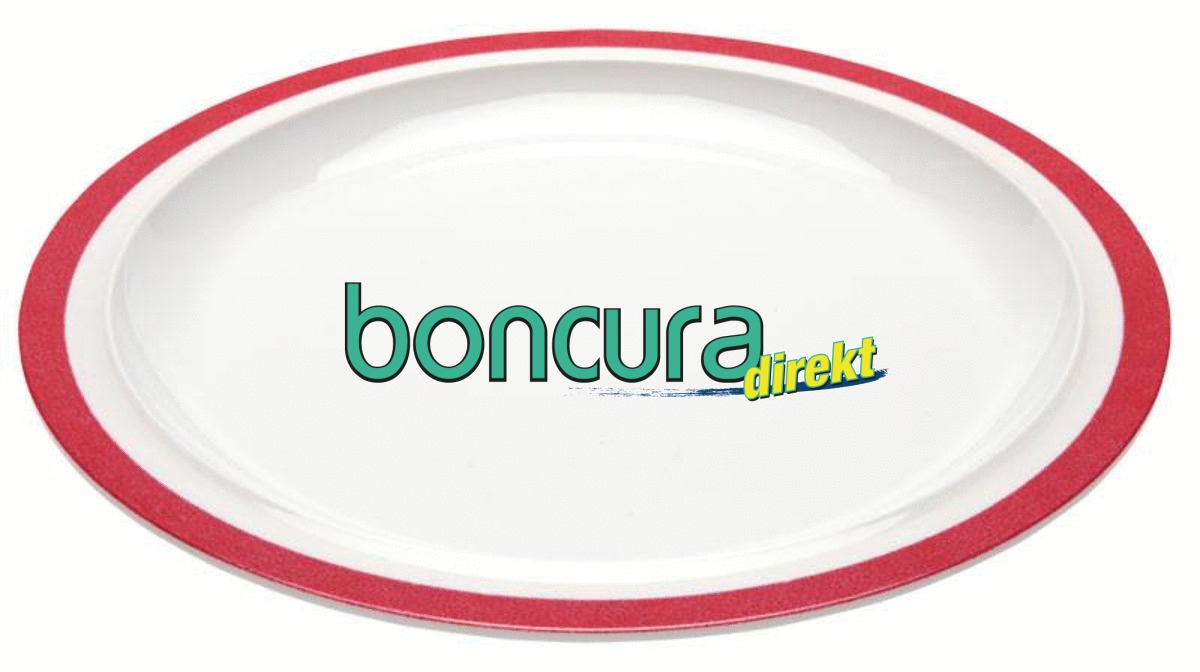 Teller flach 503, Ø 22 cm aus bruchstabilem Melamin