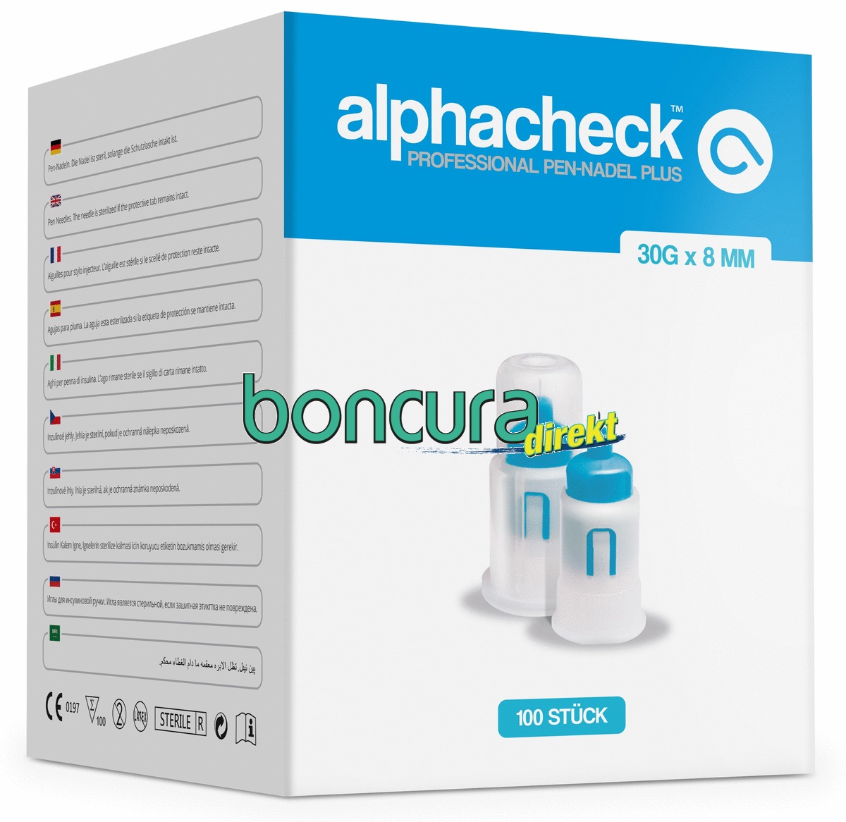 Alphacheck Pen-Nadeln PLUS Sicherheits-Pen-Nadeln