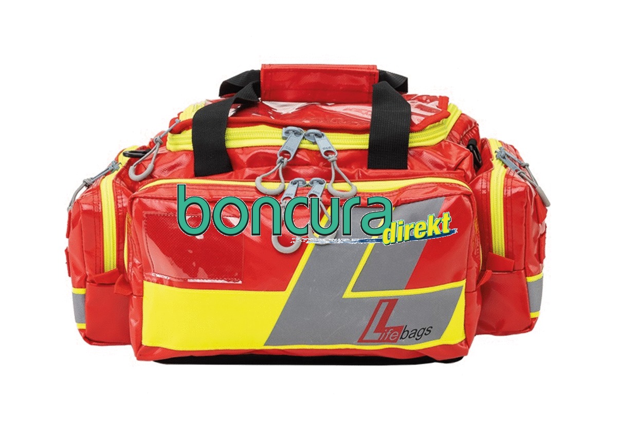 Notfalltasche Lifebag mit 1 Front- & 2 Seitentaschen