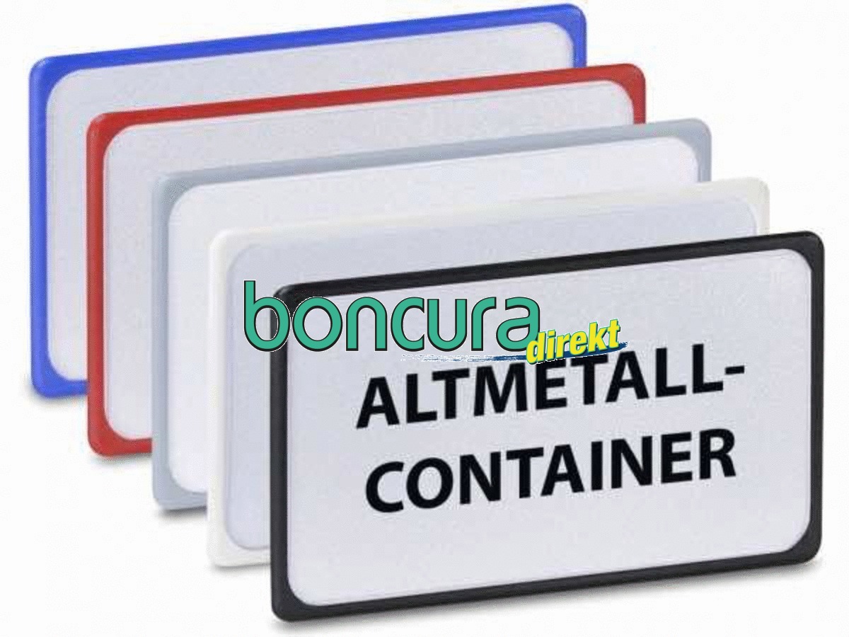 Namensschild zur Möbelbeschriftung Größe: 45 x 80 mm