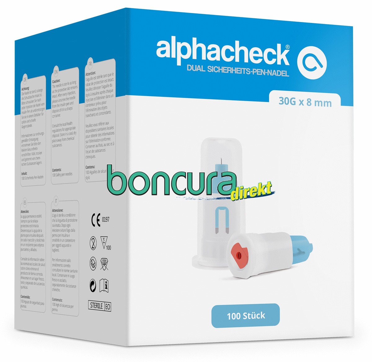 Alphacheck Pen-Nadeln DUAL Sicherheits-Pen-Nadeln