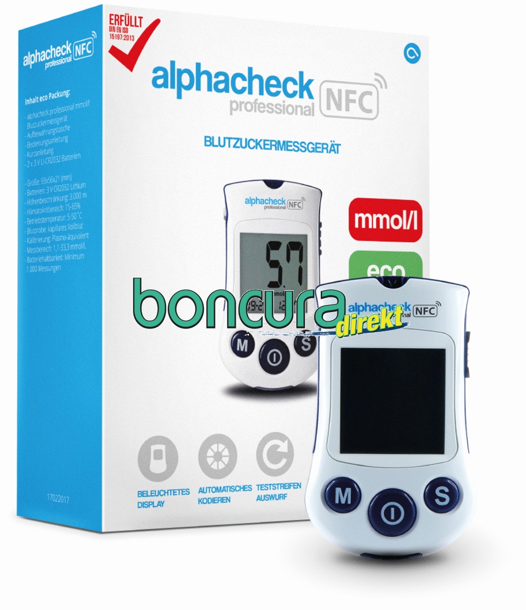 Butzuckermessgerät alphacheck professional ECO