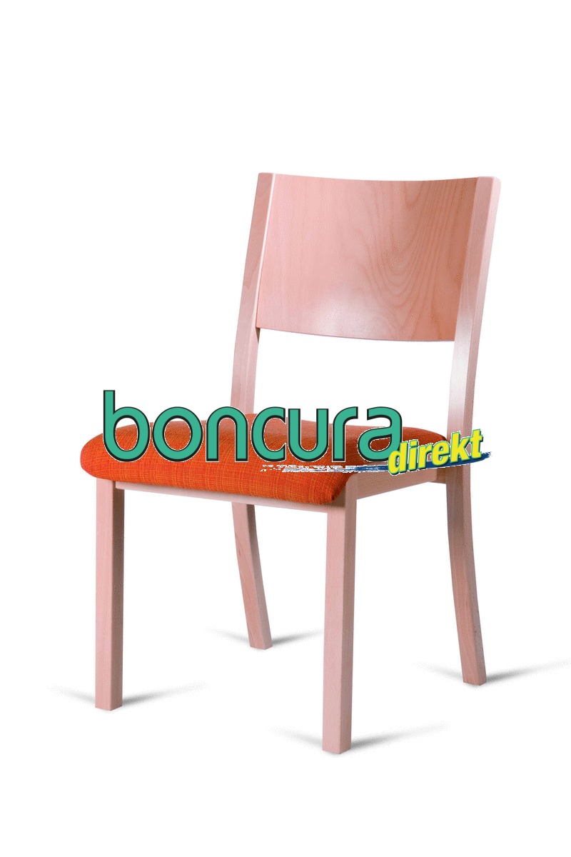 Stuhl, Modell: Mona XP Sitzfläche gepolstert, Rücken: Holz