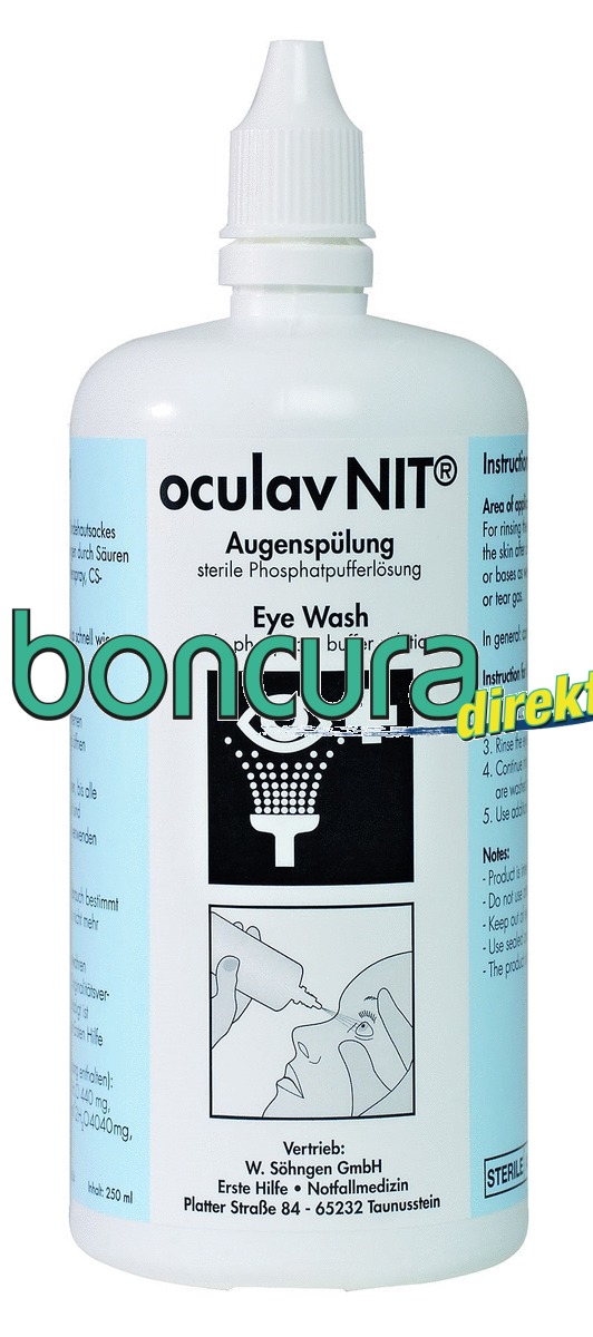 Söhngen® AQUA NIT® Augenspülung mit 250 ml Sterilwasser Augenspüllösung