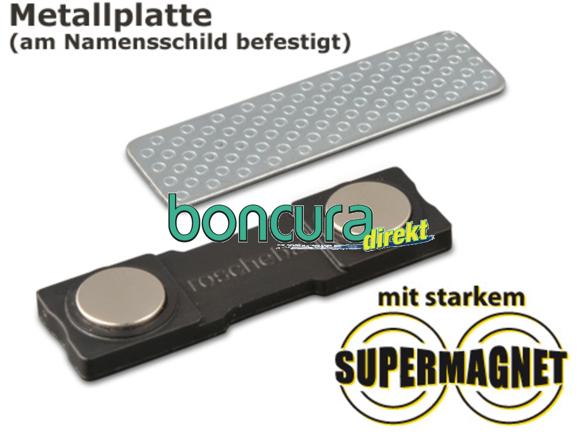 Supermagnet für alle Namensschilder