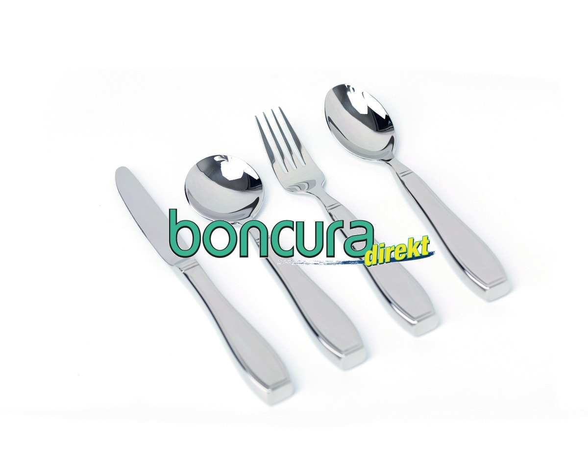 Besteck-Set "Edelstahl" 4-teilig, extraschwer