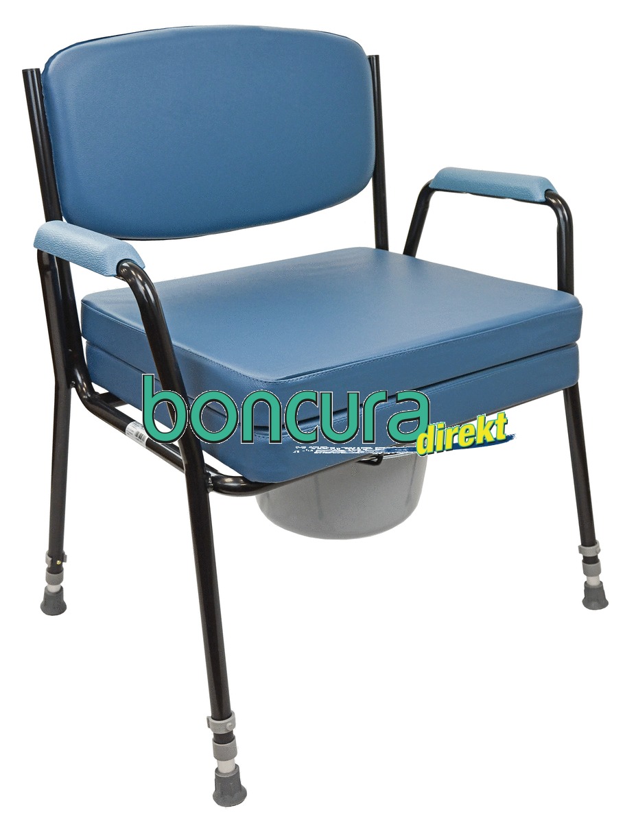 Toilettenstuhl XXL, feststehend Belastbar bis 220 kg