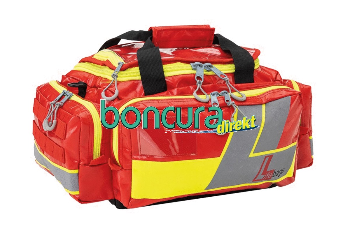 Notfalltasche Lifebag mit 1 Front- & 2 Seitentaschen