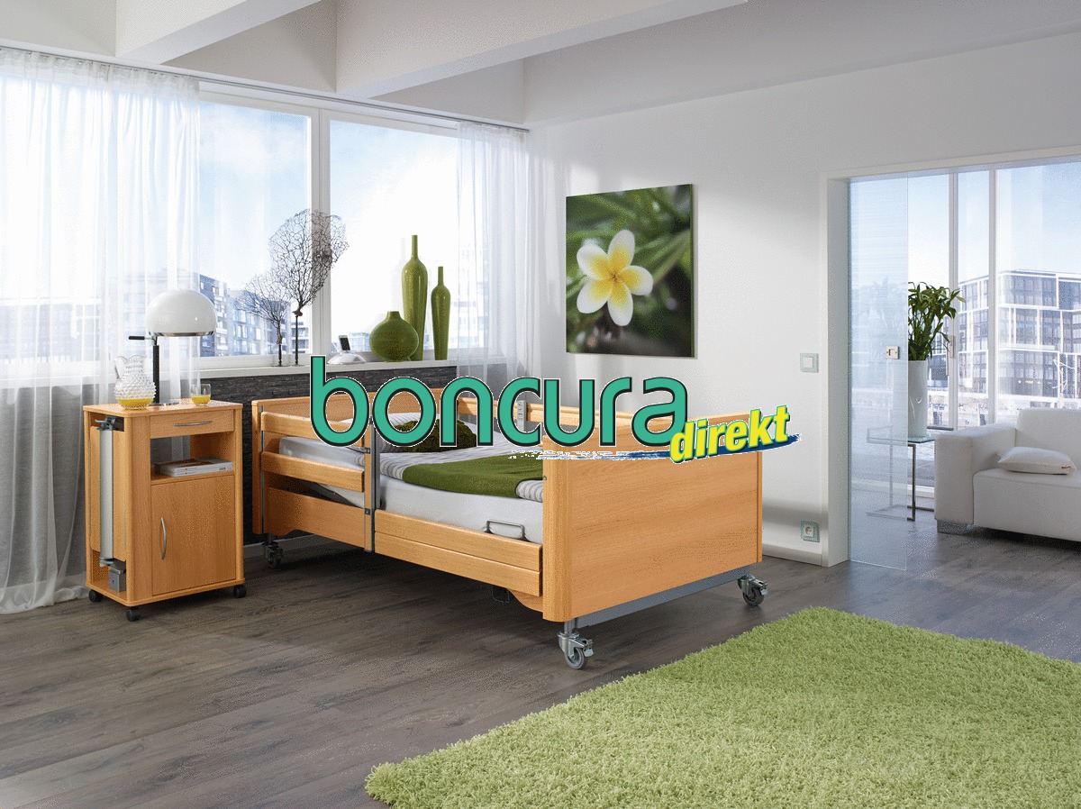 Heimpflegebett, Schwerlastbett bis max. 350 kg Modell: Burmeier Gigant II