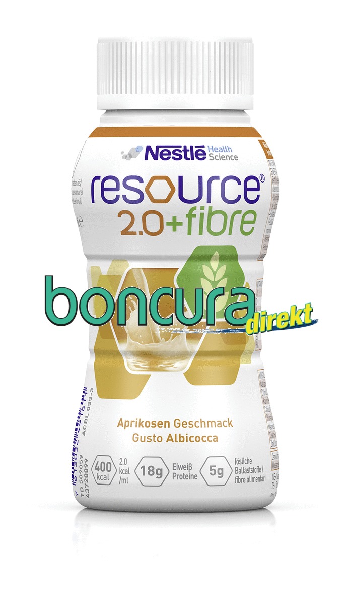 Trinknahrung 400 kcal, Resource 2.0 + fibre Hochkalorisch mit löslichen Ballaststoffen